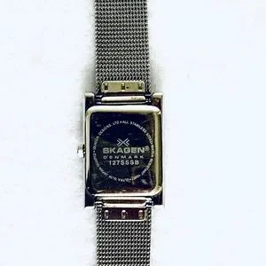 Skagen Denmark Watch Silver Mesh Bank Skagen | Accessories | Skagen Denmark Watch Silver Mesh Bank  main image 3